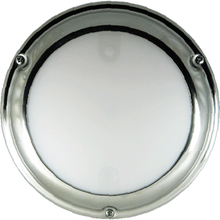 Lumitec TouchDome - Dome Light - Polished SS Finish - 2-Color White/Red Dimming