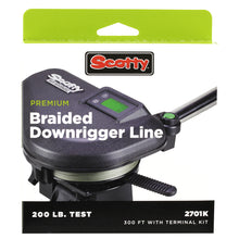 Scotty Premium Power Braid Downrigger Line Hi-Vis Yellow - 200lb Test - 300'