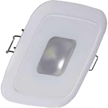 Lumitec Square Mirage Down Light - Spectrum RGBW Dimming - White Bezel