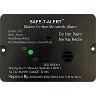 Safe-T-Alert 62 Series Carbon Monoxide Alarm - 12V - 62-542-Marine - Flush Mount - Black