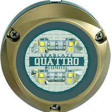 Lumitec Zambezi Quattro Surface Mount Underwater Light - White/Blue