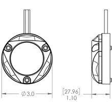 Lumitec Zambezi Mini Surface Mount Underwater Light - White - Non-Dimming