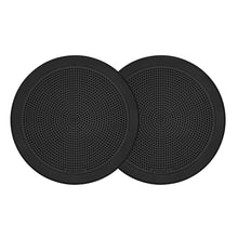 FUSION FM-F65RB FM Series 6.5" Flush Mount Round Marine Speakers - Black Grill - 120W