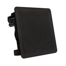 FUSION FM-F77RB FM Series 7.7" Flush Mount Square Marine Speakers - Black Grill - 200W