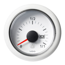 Veratron 52MM (2-1/16") ViewLine Waste Water - 0 to 1/1 - White Dial & Bezel