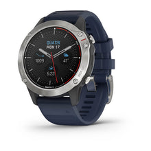 Garmin Quatix 6 Watch - Grey w/Captain Blue Band