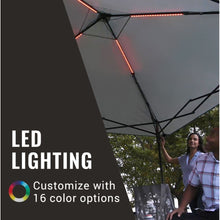 Coleman OneSource 10 x 10 Canopy Shelter w/LED Lighting & Rechargeable Battery