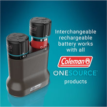 Coleman OneSource Rechargeable Lithium-Ion Battery 2-Pack & 2-Port Quick Charging Station