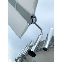 TACO ShadeFin w/White Fabric, Bag & Fixed Rod Holder Mount Kit