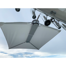 TACO ShadeFin w/White Fabric, Bag & Fixed Rod Holder Mount Kit