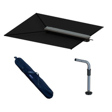 TACO ShadeFin w/Black Fabric, Bag & Fixed Rod Holder Mount Kit