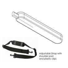 TACO ShadeFin w/Black Fabric, Bag & Fixed Rod Holder Mount Kit