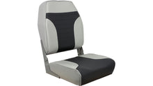 Springfield High Back Multi-Color Folding Seat - Grey/Charcoal