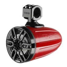 DS18 X Series HYDRO 6.5" Wakeboard Pod Tower Speakers w/RGB LED Light - 300W - Red