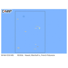 C-MAP M-NA-Y210-MS Hawaii Marshall Islands French Polynesia REVEAL™ Coastal Chart