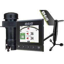 B&G Triton2 Speed, Depth & Wireless Wind System Pack - Triton² 4.1" Color Display, DST810 Transducer, WS320 Wireless Wind Sensor & NMEA2000 Starter Kit