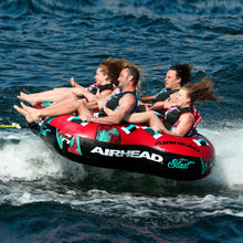 AIRHEAD Blast 4 | 1-4 Rider Towable Tube for Boating