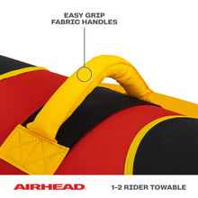 AIRHEAD Double Dog | 1-2 Rider Towable Tube for Boating