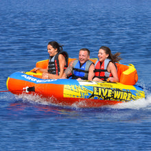 AIRHEAD Live Wire 3 | 1-3 Rider Towable Tube for Boating