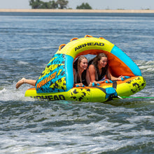 AIRHEAD Poparazzi 2 | 1-2 Rider Towable Tube for Boating