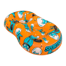 AIRHEAD Space Cat Double Sled | 1-2 Rider Inflatable Snow Tube - 78"