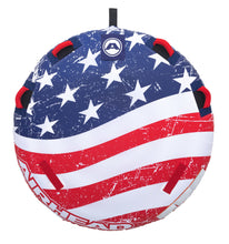 AIRHEAD Stars & Stripes Kit | 1 Rider Towable Tube, Pump, Rope for Boating