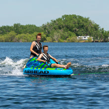 AIRHEAD Switch Back 2 | 1-2 Rider Towable Tube for Boating