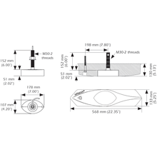 Airmar B285C-HW Thru-Hull With Raymarine 11-Pin Mix-N-Ma