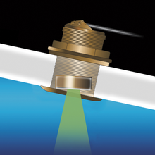 Airmar B75M Bronze Chirp Thru Hull 20° Tilt - 600W - Requires Mix and Match Cable