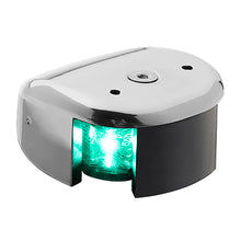 Aqua Signal Series 28 Starboard LED Deck Mount Light - Stainless Steel Housing