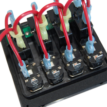 Blue Sea 4374 WeatherDeck Water Resistant Circuit Breaker Panel - 4 Position - Grey