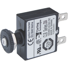 Blue Sea 7057 20A Push Button Thermal with Quick Connect Terminals