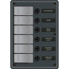 Blue Sea 8053 Slate Grey - 6 Position - Vertical