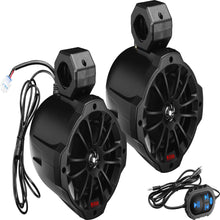 Boss Audio B62ABT 6.5" 2-Way Amplified Waketower Speakers w/Bluetooth Controller