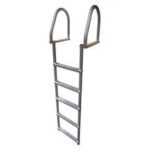 Dock Edge Aluminum 5-Step Eco Flip-Up Dock Ladder - Weld Free