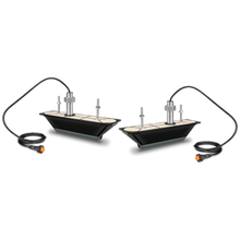 Garmin GT30-THP SS Thru-Hull Pair DownVü/SideVü Scanning Transducer w/Temp f/Hull Deadrises 5°-25°