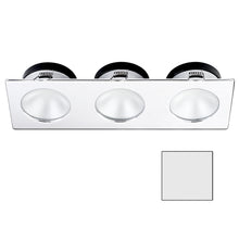 i2Systems Apeiron A1110Z - 4.5W Spring Mount Light - Triple Round - Cool White - Chrome Finish