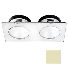 i2Systems Apeiron A1110Z - 4.5W Spring Mount Light - Double Round - Warm White - Chrome Finish