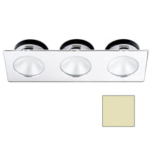 i2Systems Apeiron A1110Z - 4.5W Spring Mount Light - Triple Round - Warm White - Chrome Finish