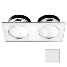 i2Systems Apeiron A1110Z - 4.5W Spring Mount Light - Double Round - Cool White - Chrome Finish