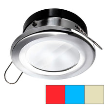 i2Systems Apeiron A1120 Spring Mount Light - Round - Red, Warm White & Blue - Polished Chrome