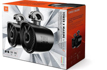 JBL 6.5" RGB MT6HLB Wake Tower X Speakers - 300W Pair - Black