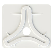 KING Jack™/Omni Antenna Mounting Plate - White