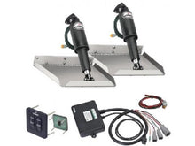 Lenco 12" x 12" Edge Mount Trim Tab Kit w/Double Rocker Switch Kit
