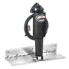 Lenco 4" x 12" Limited Space Trim Tab Kit w/o Switch Kit 12V - Electro-Polished - Short Actuator