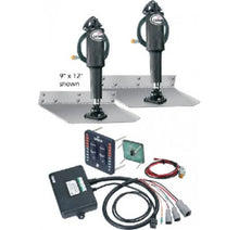Lenco 9" x 12" Standard Trim Tab Kit w/LED Integrated Switch Kit 12V