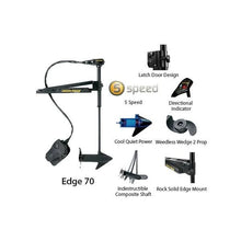 Minn Kota Edge 70 - Latch & Door - Foot Control - 24V-70lb-52"