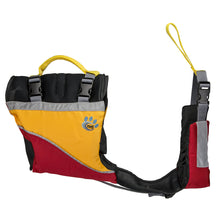 MTI Underdog Dog Life Jacket - Red/Mango - X-Small