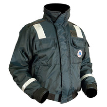 Mustang Classic Bomber Jacket w/SOLAS Reflective Tape - Large - Navy