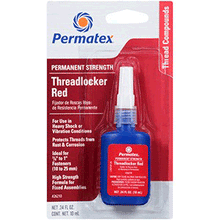 Permatex Permanent Strength Threadlocker RED Tube - 10ml
